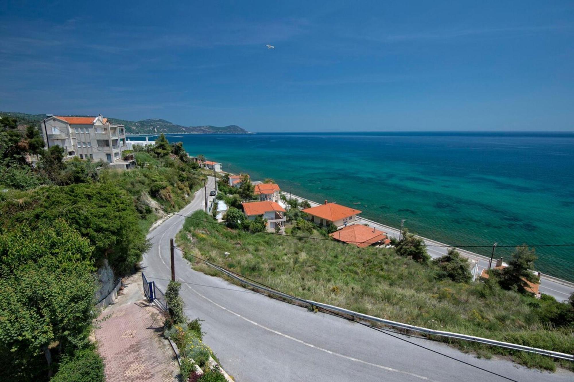 Blue Dream Seaside Villa With Superb Sea Views Kími Exterior foto